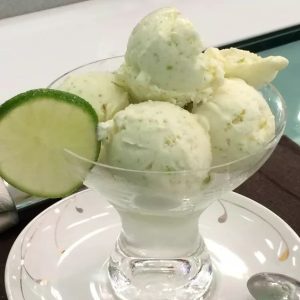 Sorvete de limão caseiro tudo gostoso simples