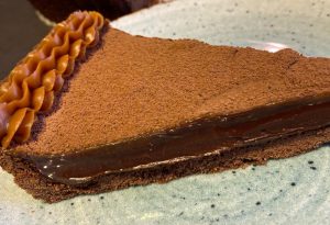 Torta de chocolate amargo