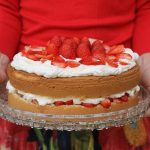 bolo de baunilha com morango tudo gostoso ana maria