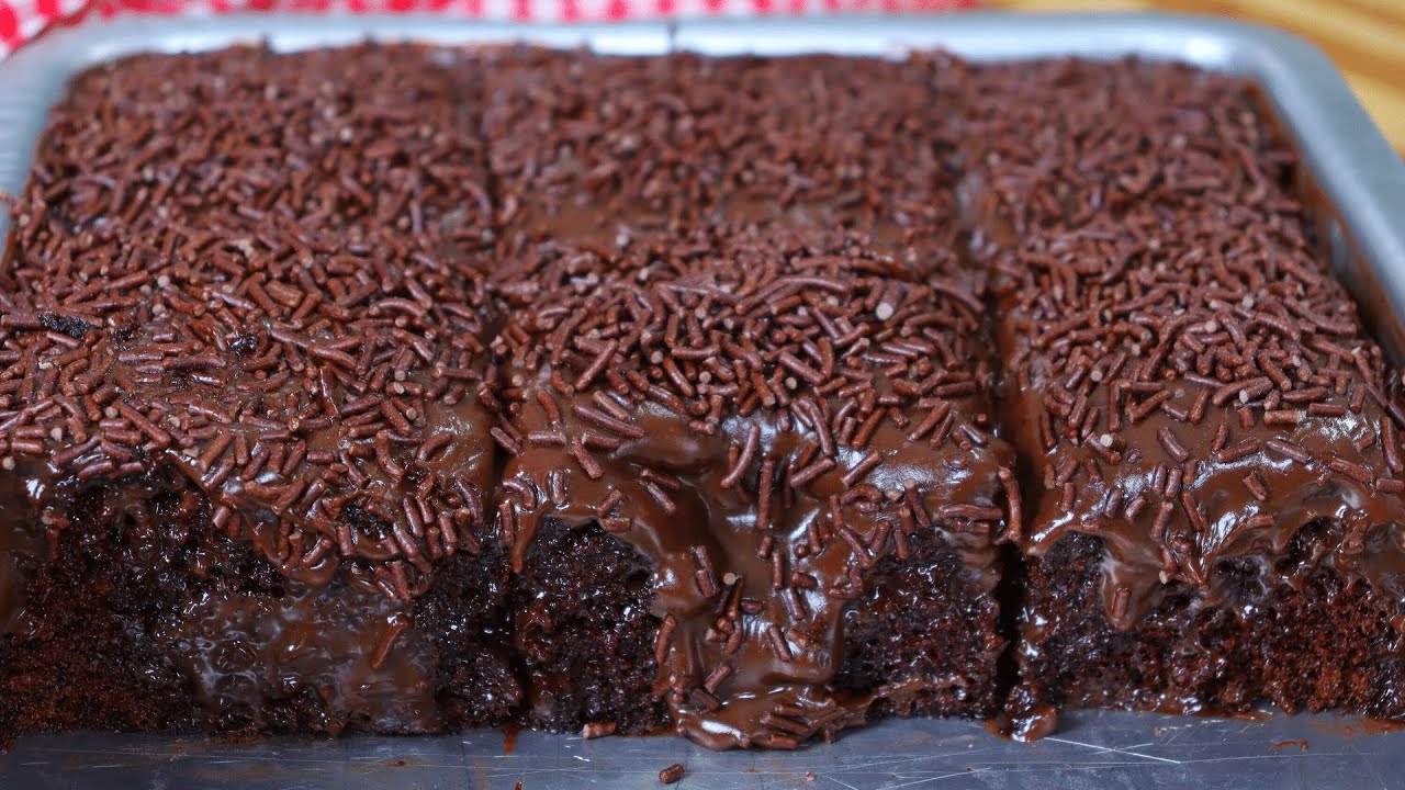 bolo de chocolate úmido