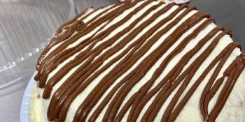 bolo vulcão Ninho com Nutella