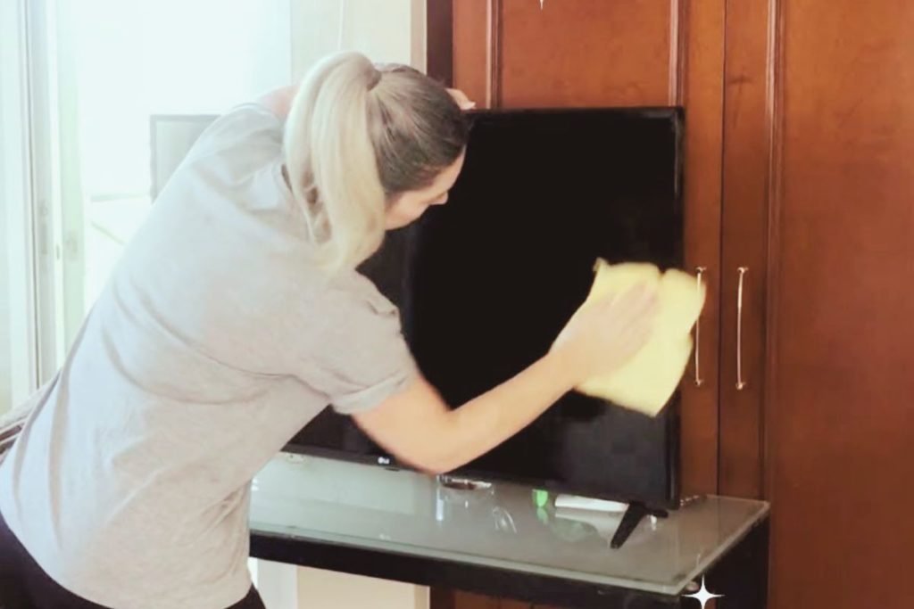 misturinha para limpar manchas de tv