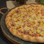 pizza de liquidificador de mussarela do @cornsabor