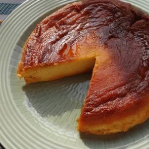 pudim de banana com 3 ingredientes tudo gostoso
