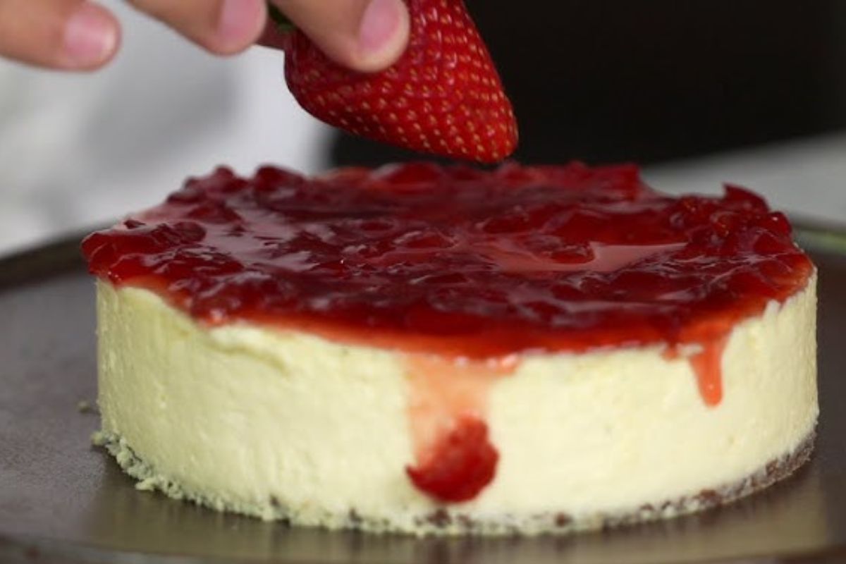 receita tradicional de cheesecake