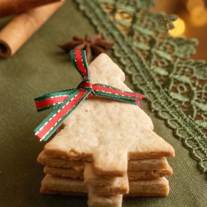 Biscoito de polvilho de natal