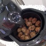 Bolinho de carne moída na airfryer