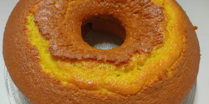 Bolo de laranja sem ovos