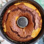 Bolo mesclado de natal