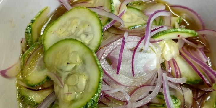 Ceviche de abobrinha