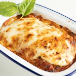 Lasanha de carne moída para natal