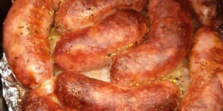 Linguiça de churrasco na airfryer