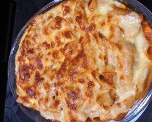 Macarrão de forno de natal