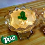 Mousse de laranja com tang tudo gostoso