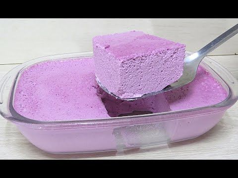 Mousse de uva com tang  da vovó