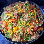 Paella caipira simples e fácil tudo gostoso