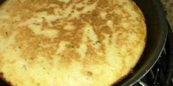 Pão de frigideira sem açúcar e sem lactose