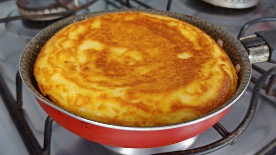 Pão de tapioca na frigideira tudo gostoso