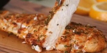 Peito de frango assado sem óleo
