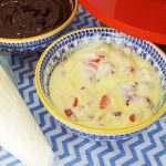 Recheio de morango com leite condensado