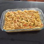 Salada de macarrão com requeijão