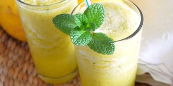 Suco de abacaxi com limão