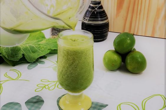 Suco de pepino com limão ana maria 