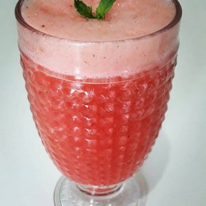 Suco detox de melancia