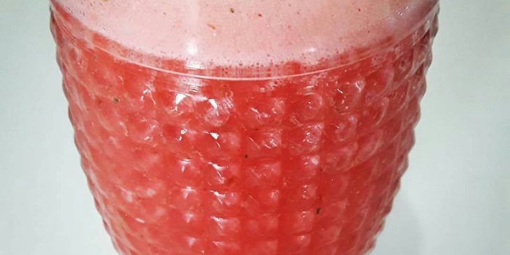 Suco detox de melancia