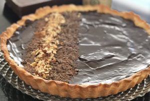 Torta de chocolate e caramelo