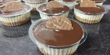 Torta holandesa no pote