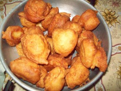 bolinho frito salgado  simples e fácil