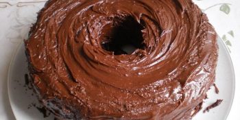 bolo de laranja com chocolate