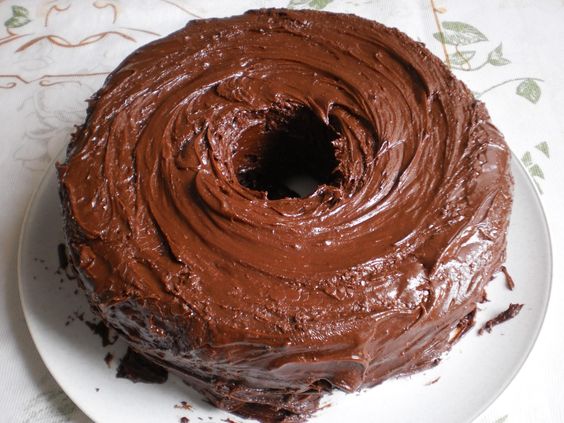 bolo de laranja com chocolate tduo gostoso