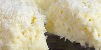 bolo de tapioca granulada com leite condensado