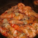 camarão congelado frito simples tudo gostoso