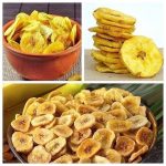 Chips de banana com canela
