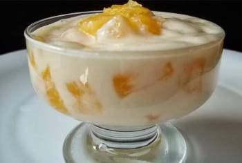 doce de abacaxi com creme fácil