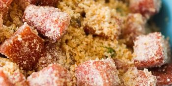 farofa de flocão com calabresa
