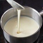 molho branco com creme de leite fácil