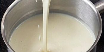 molho branco com creme de leite