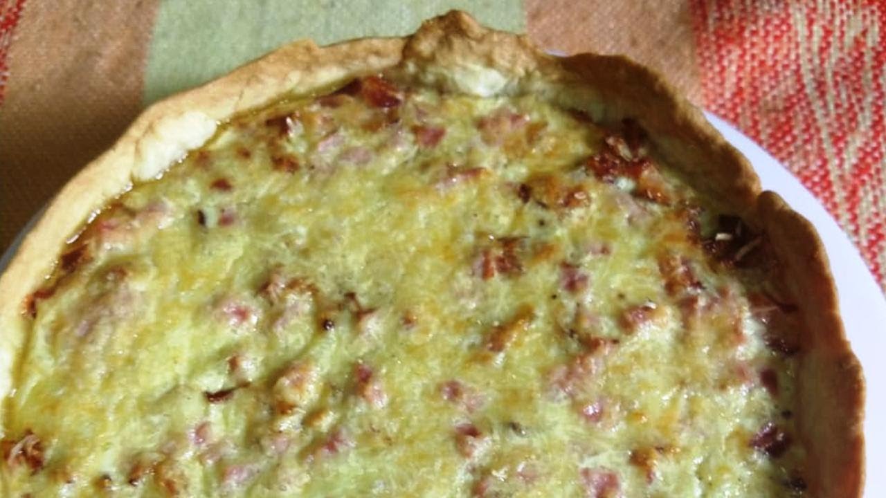 receita de quiche de alho poró