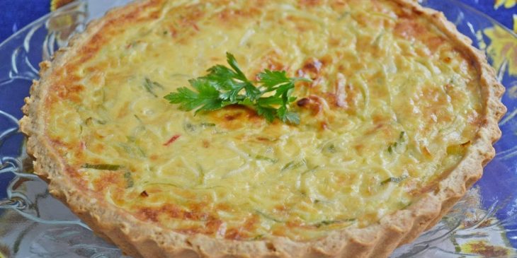 receita de quiche de alho poró