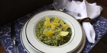 risoto de espinafre