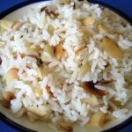 Arroz com amêndoas prático rápido tudo gostoso