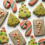 Biscoito de árvore de natal