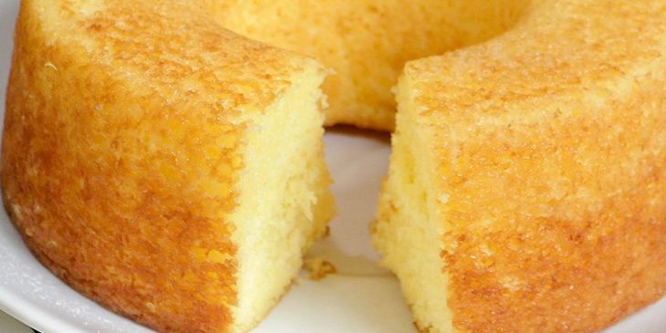 Bolo de laranja para bebê