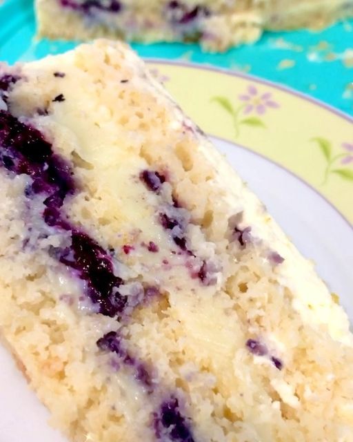 Bolo de limão com blueberry ana maria palmirinha