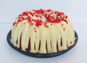 Bolo red velvet de natal