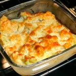 Couve flor gratinada